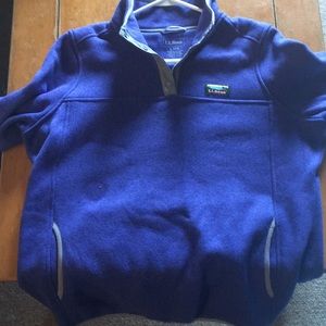 L.L. Bean pullover fleece